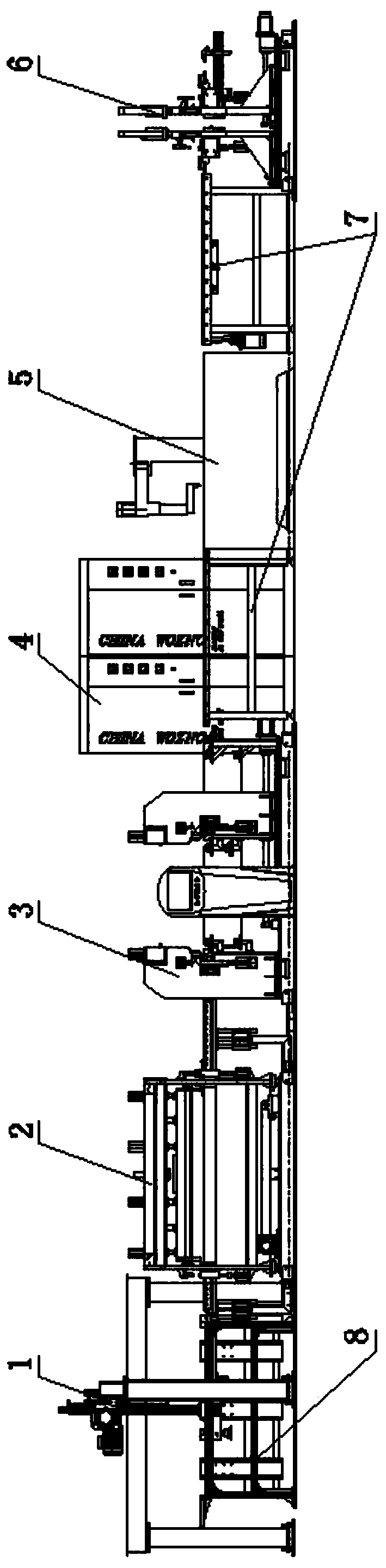 Sheet metal folding production line