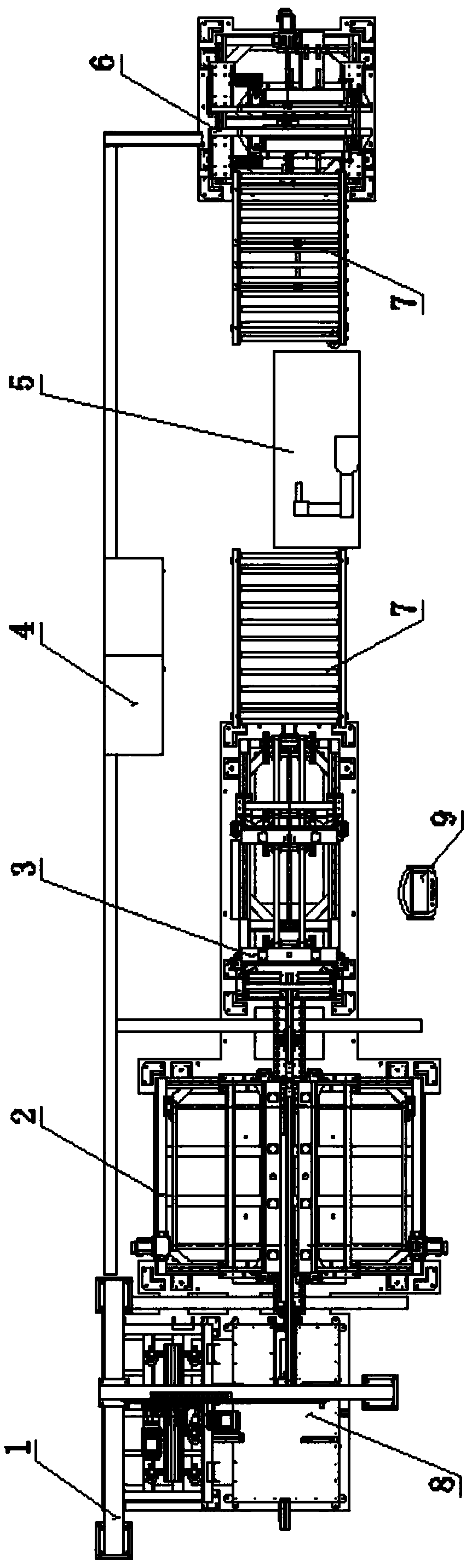 Sheet metal folding production line