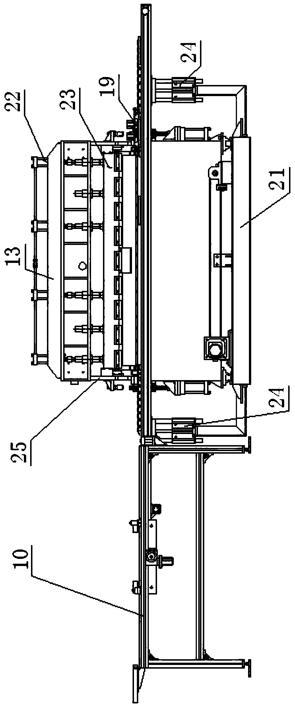 Sheet metal folding production line