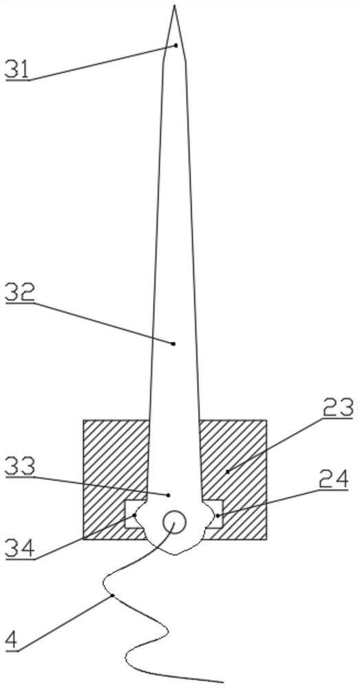 Abdominocentesis stitching instrument