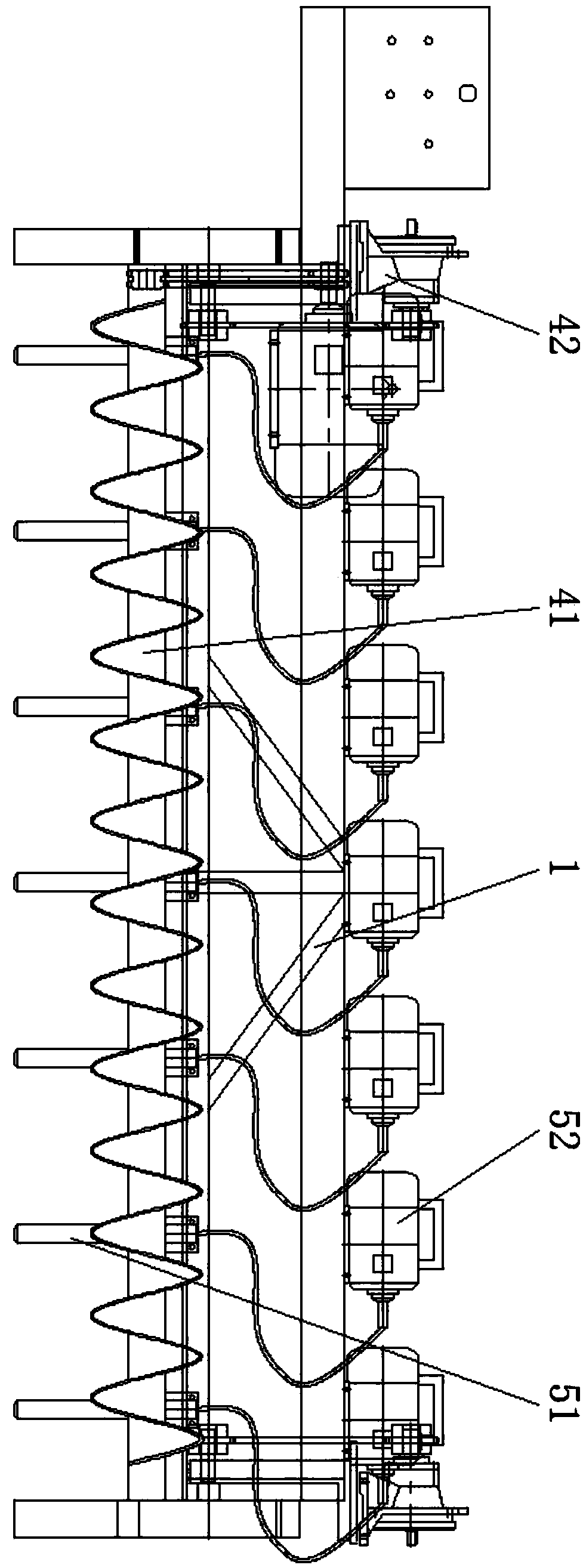 Paving equipment for ballastless track roadbed support layer of high-speed railway roadbed