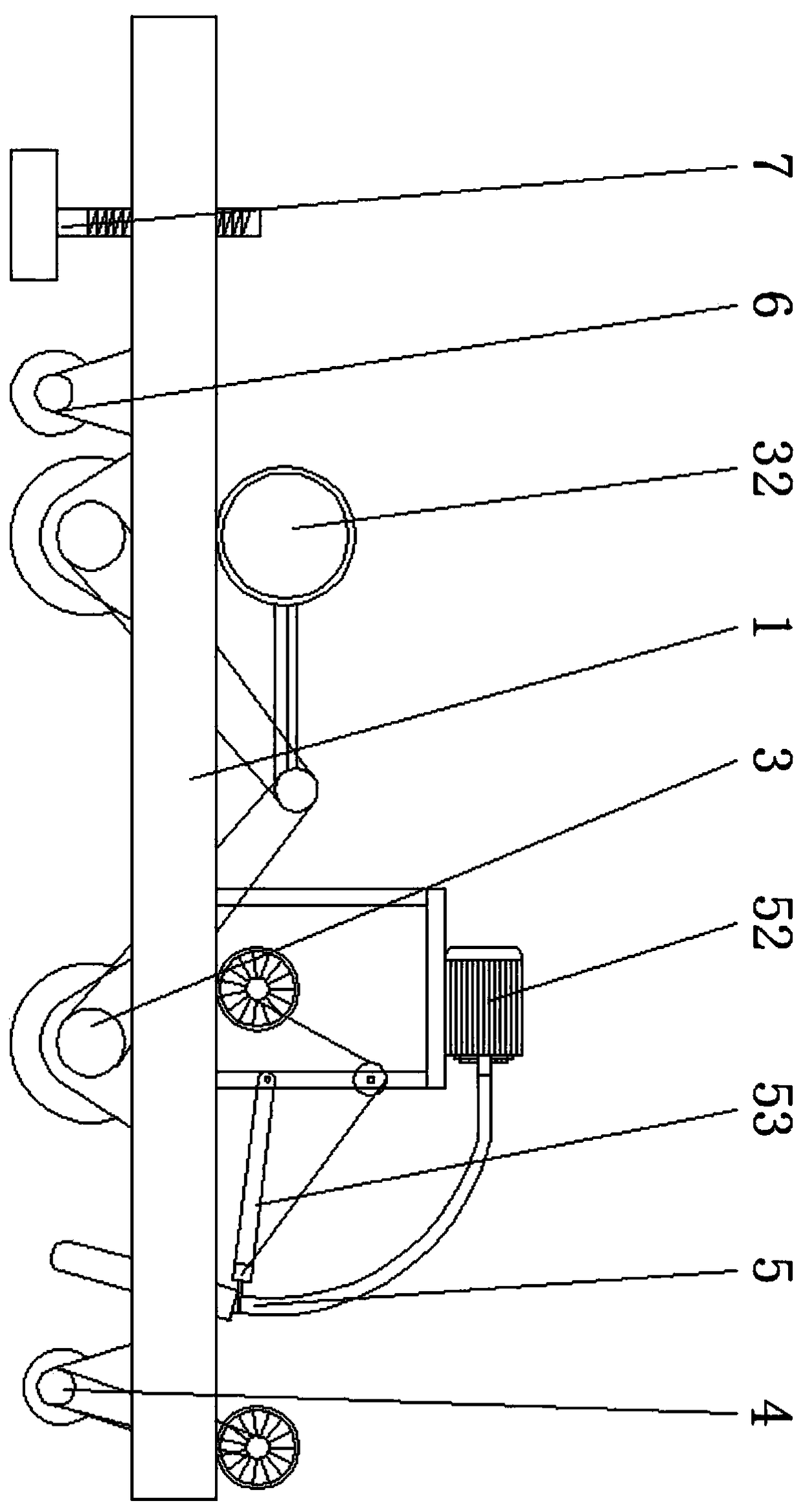 Paving equipment for ballastless track roadbed support layer of high-speed railway roadbed