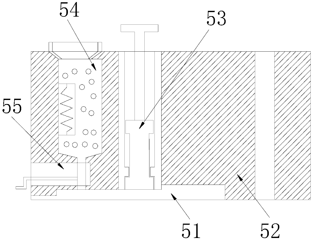 Hot-melt adhesive type aluminum alloy terminal pressing mold for wire harness fixing