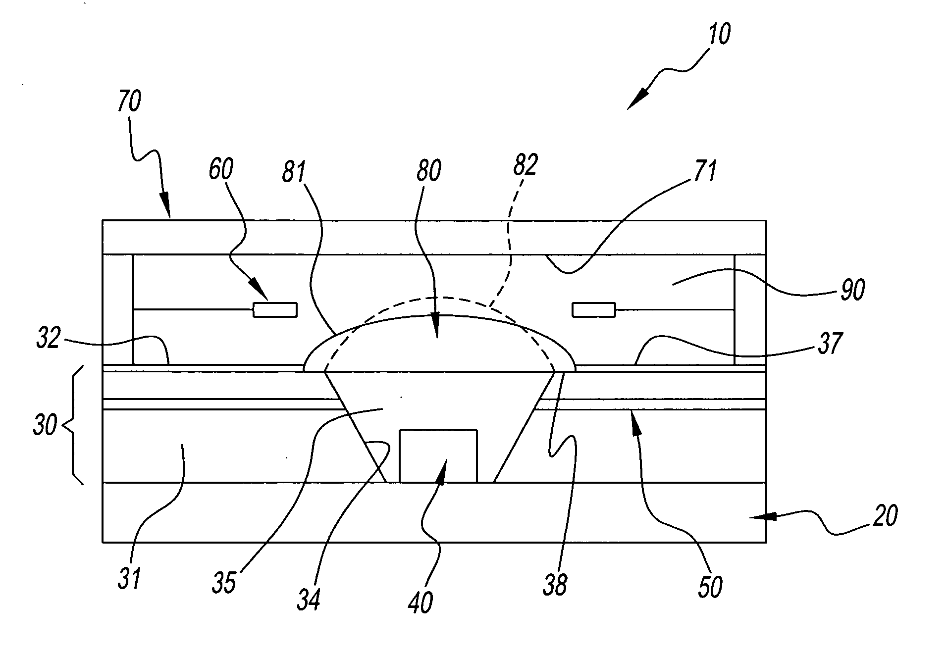 Light-emitting device and method of making same