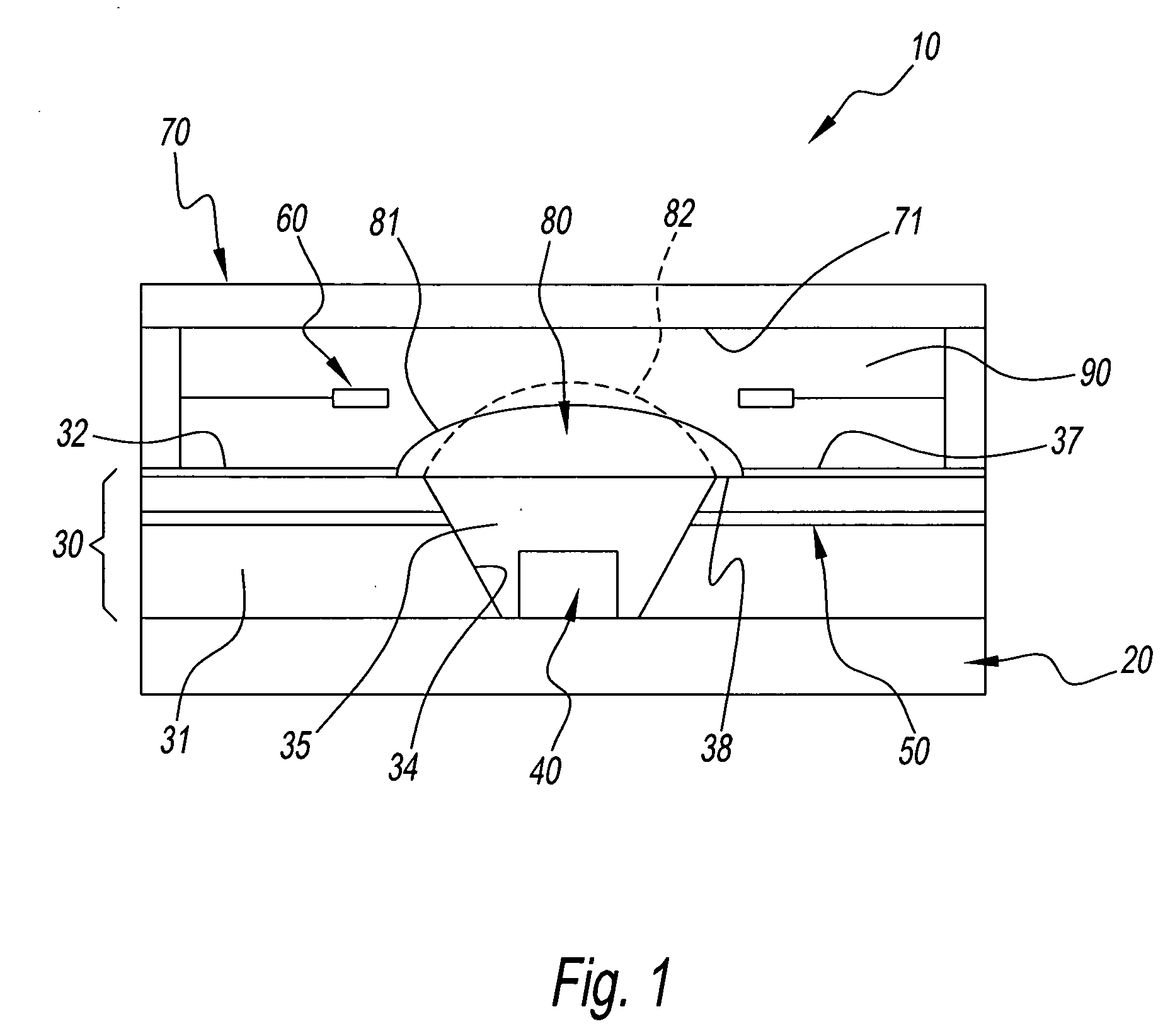 Light-emitting device and method of making same