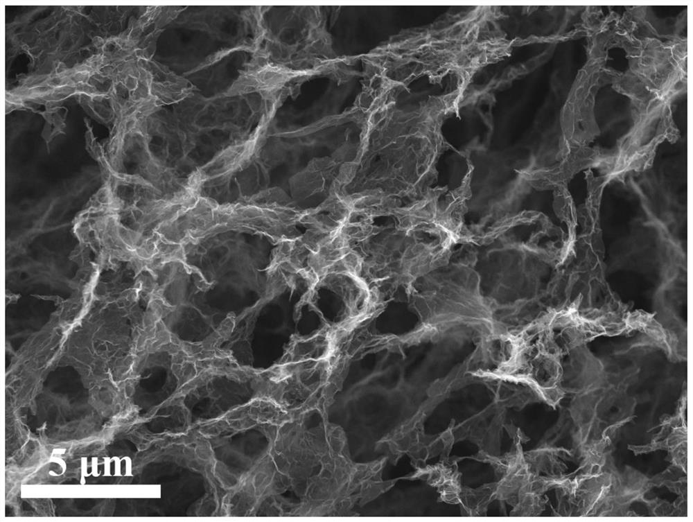 A graphene/wse  <sub>2</sub> /nife-ldh aerogel and its preparation