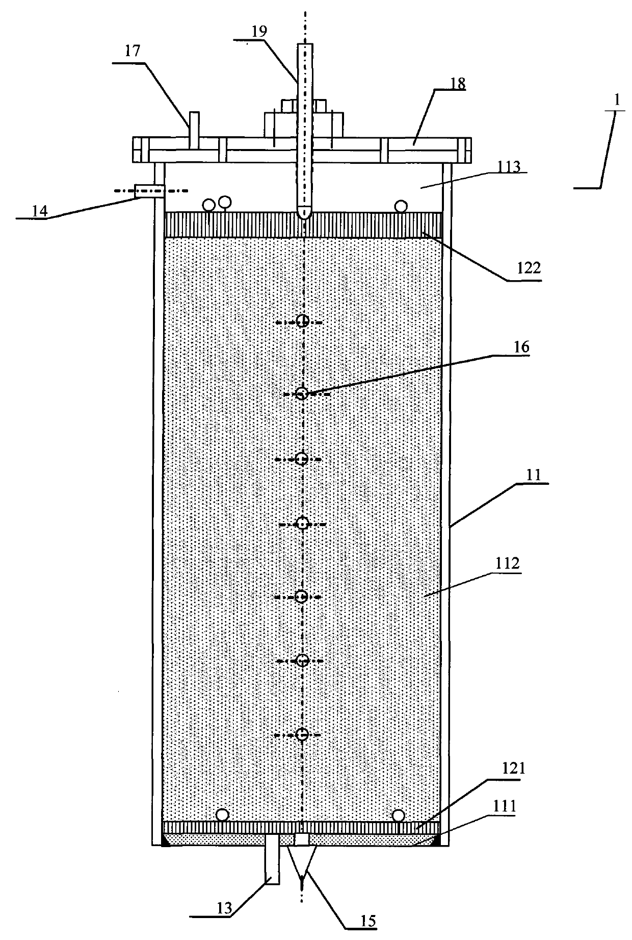 Permeameter and permeability coefficient measuring system with same