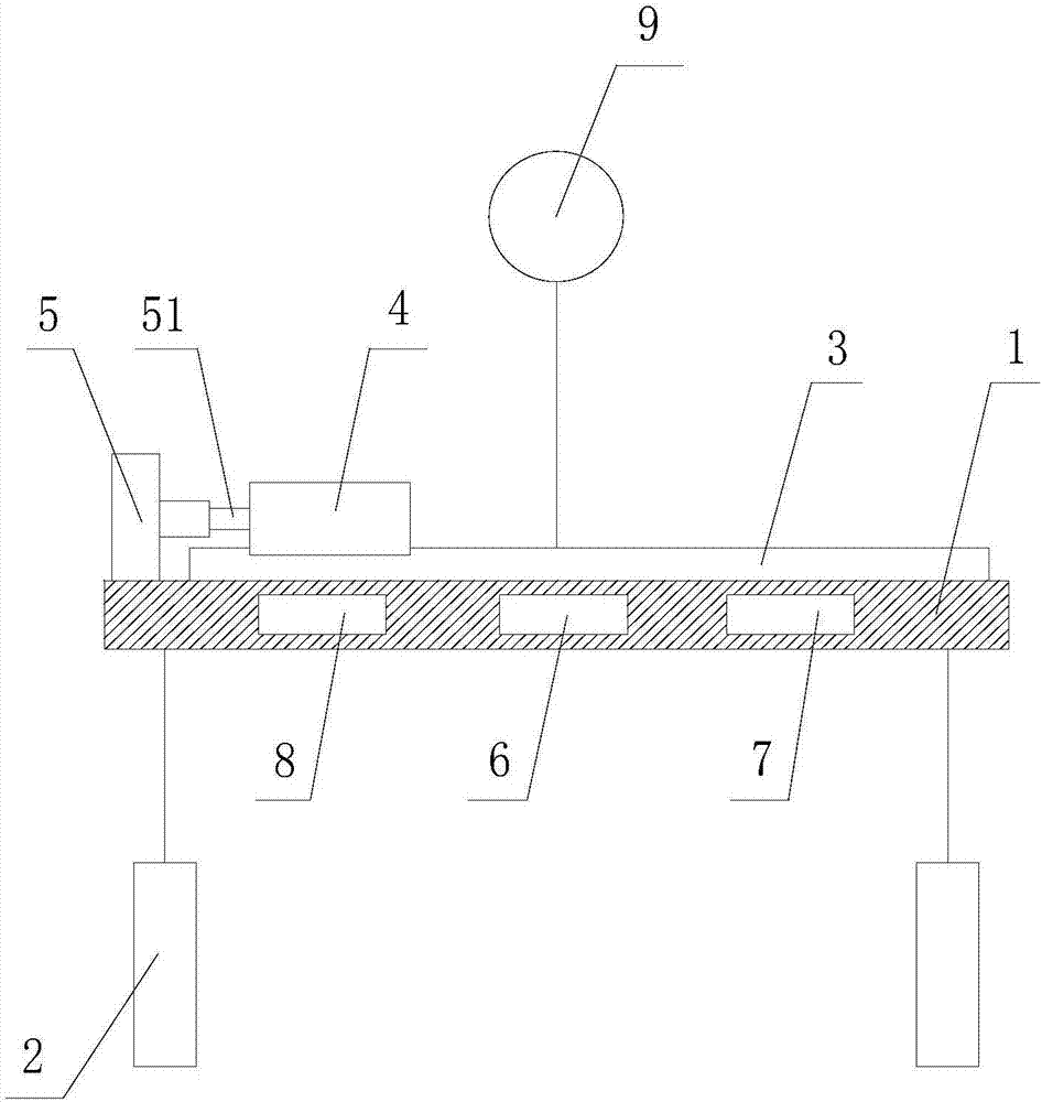 Self-leveling nuclear power station construction matched hoisting structure