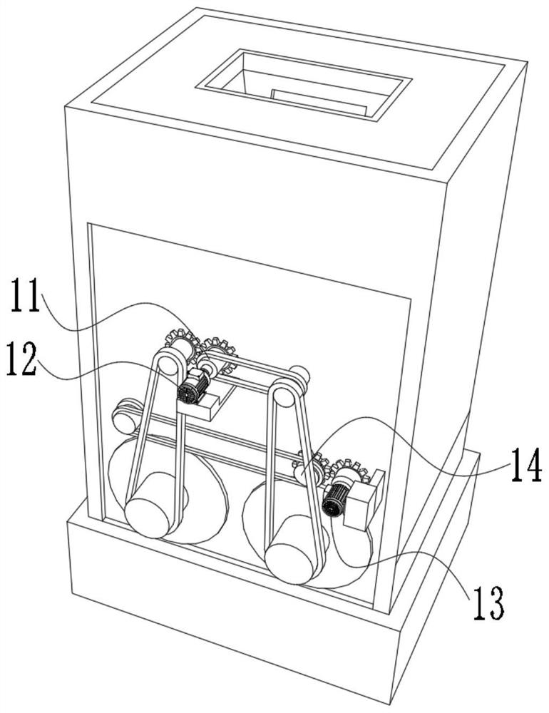 Traditional Chinese medicinal material grinding and drying equipment with grinding mechanism