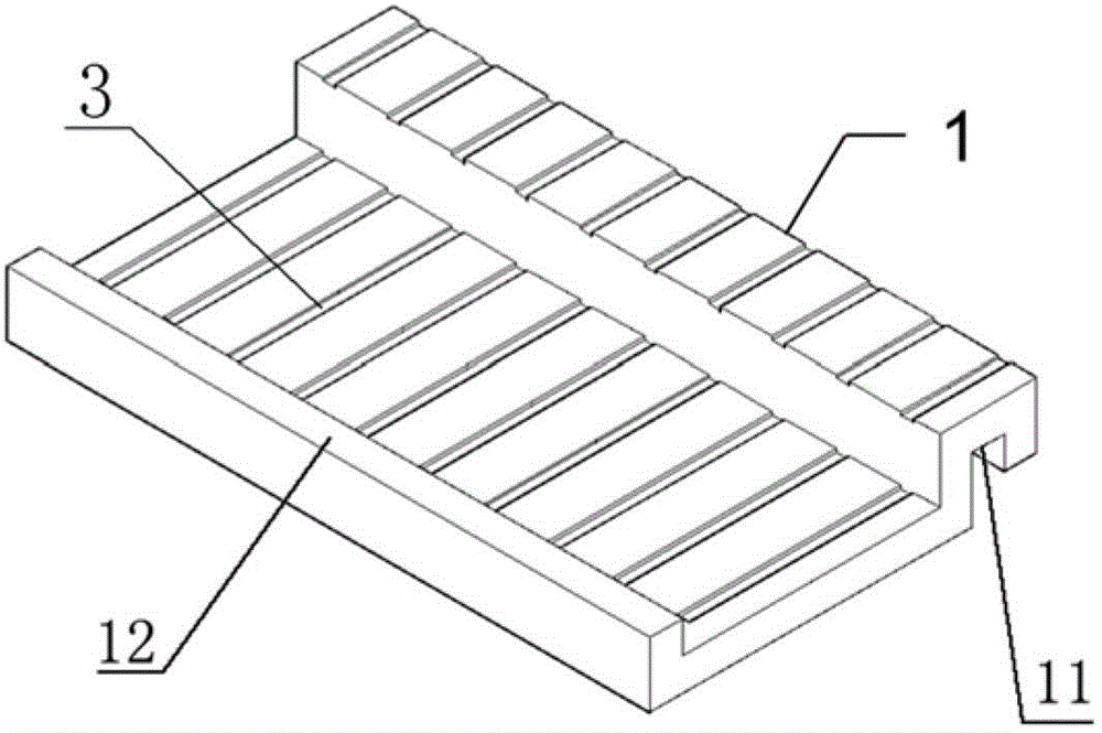 Interlocking dismountable anti-cracking anti-seepage permanent template