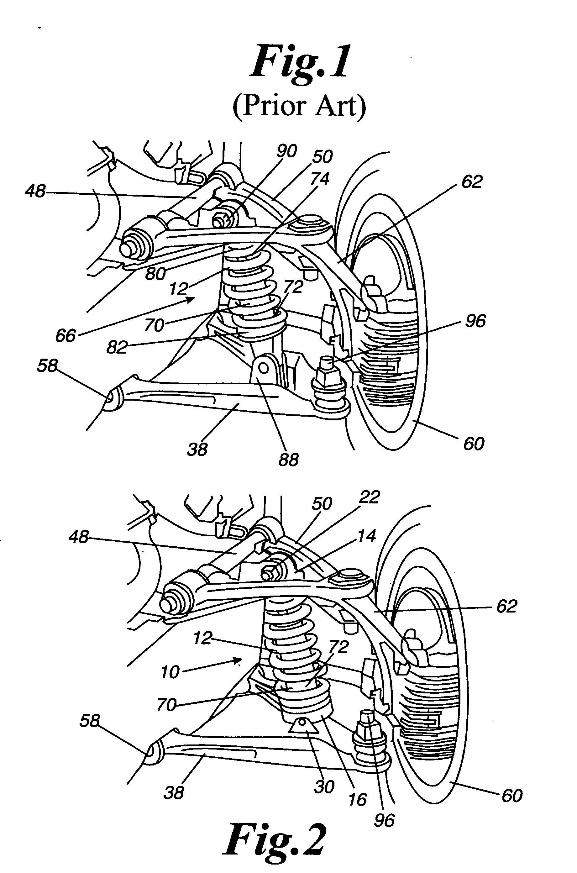 Linear suspension spring