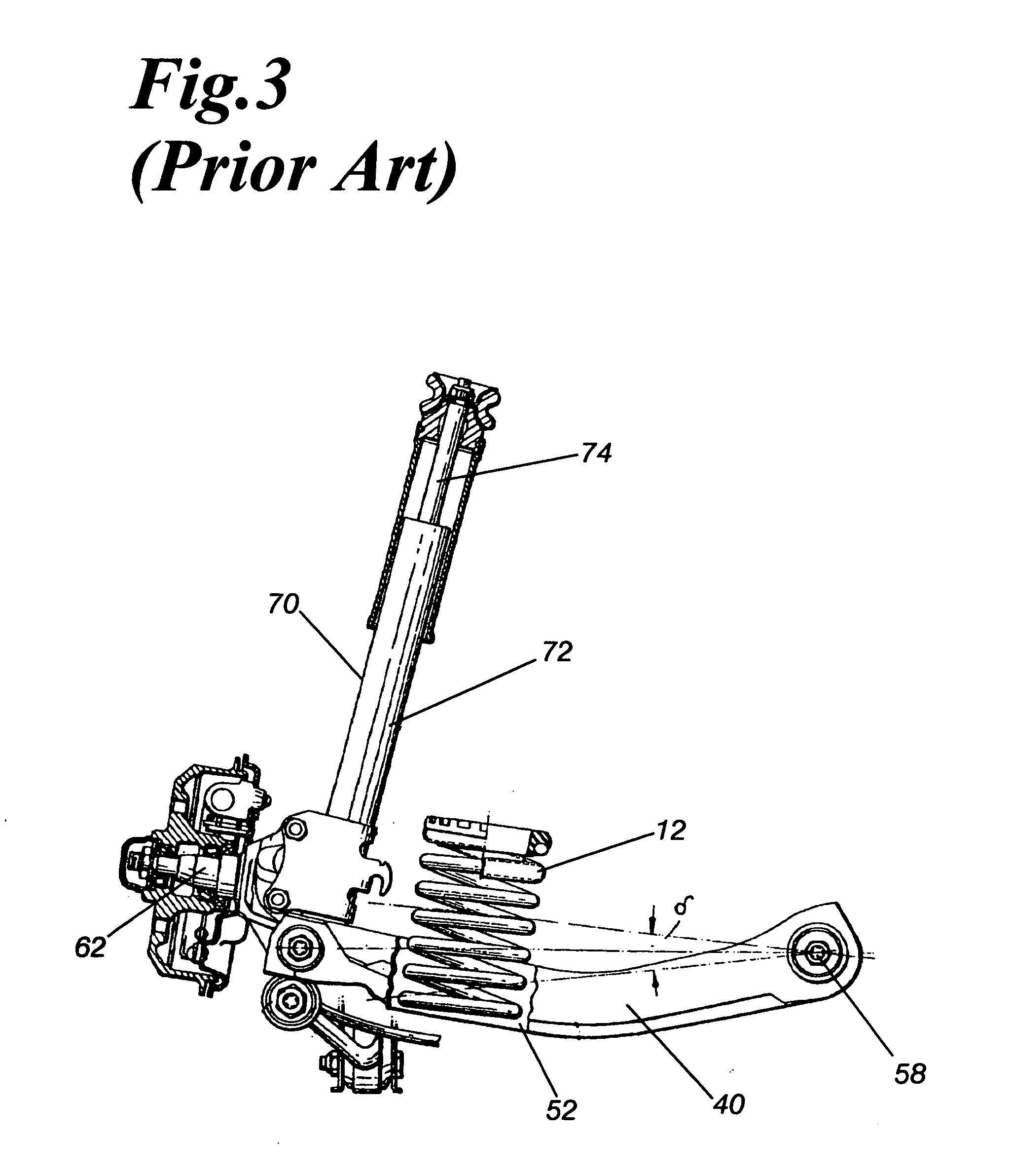 Linear suspension spring