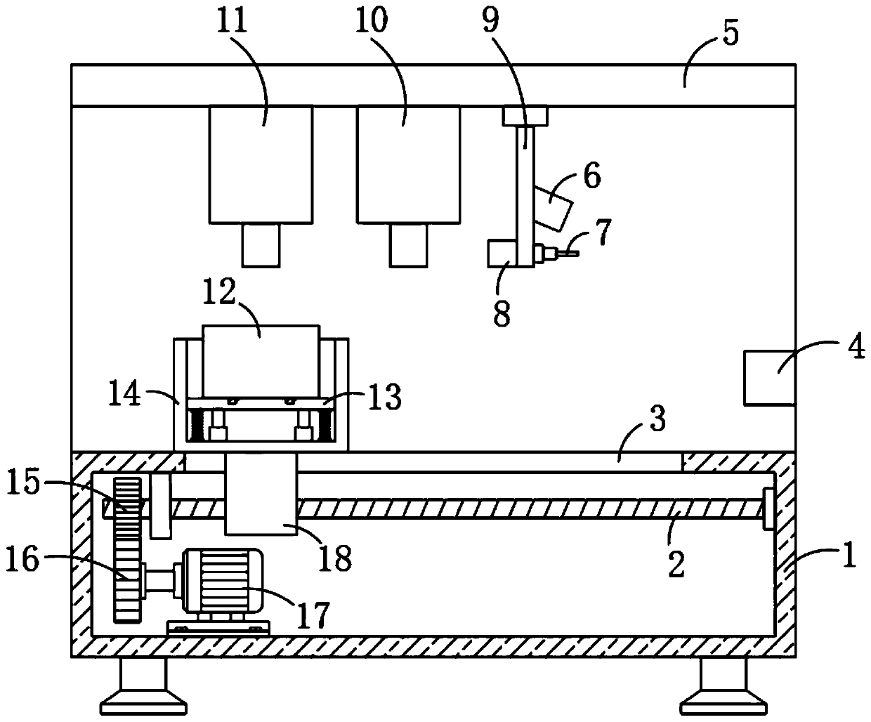 Bubble water toy processing blow molding production device