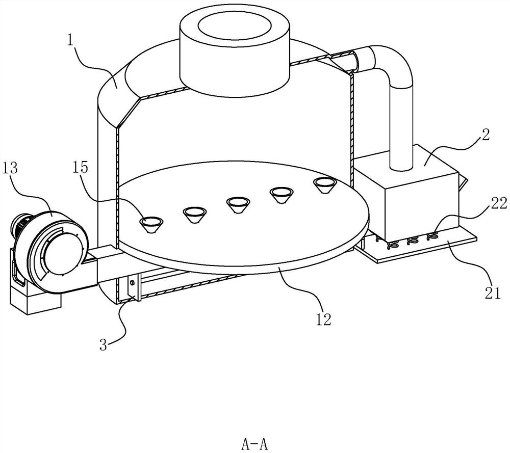 Concrete powder storage device