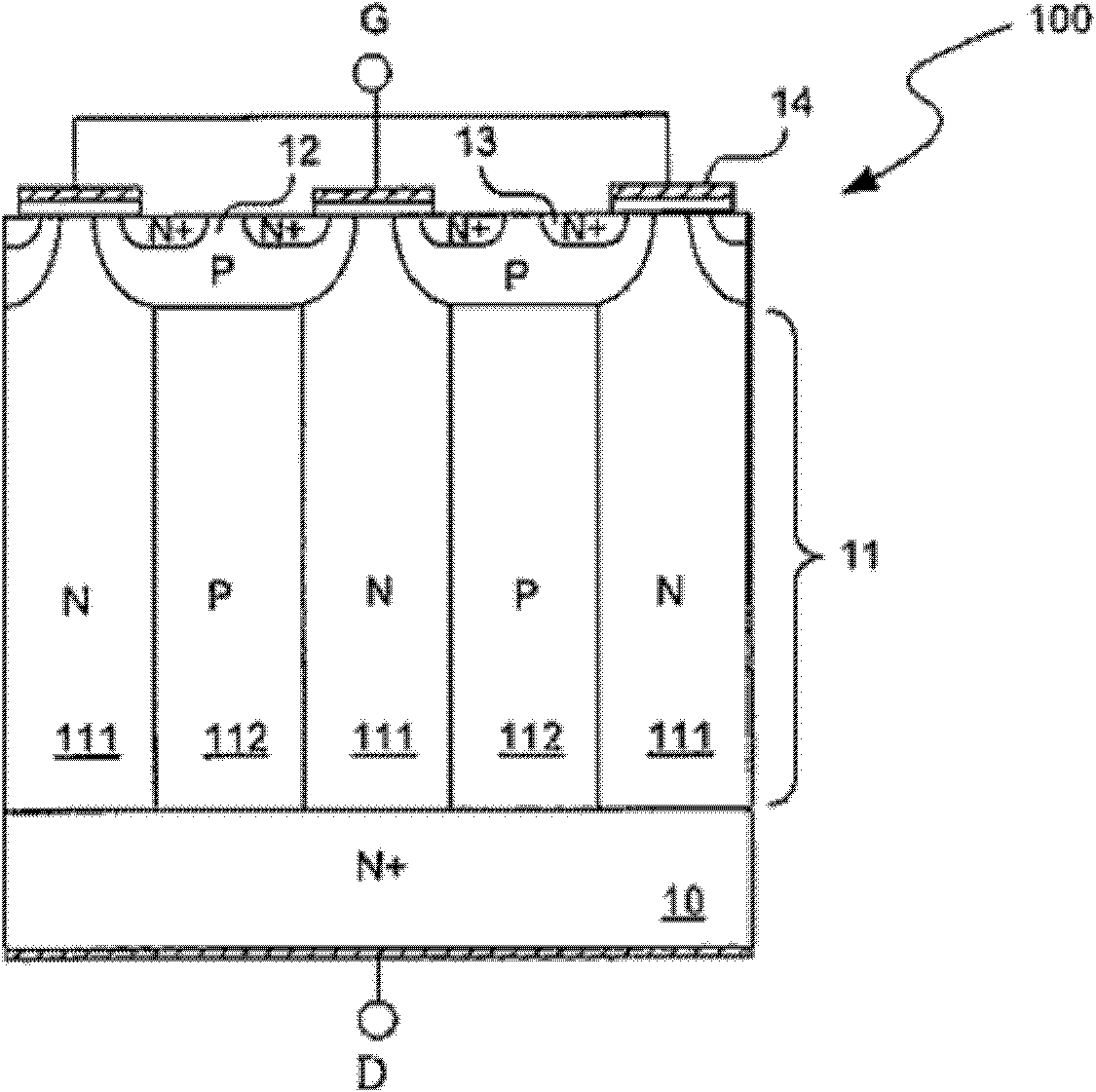 Super junction device with deep trench and implant