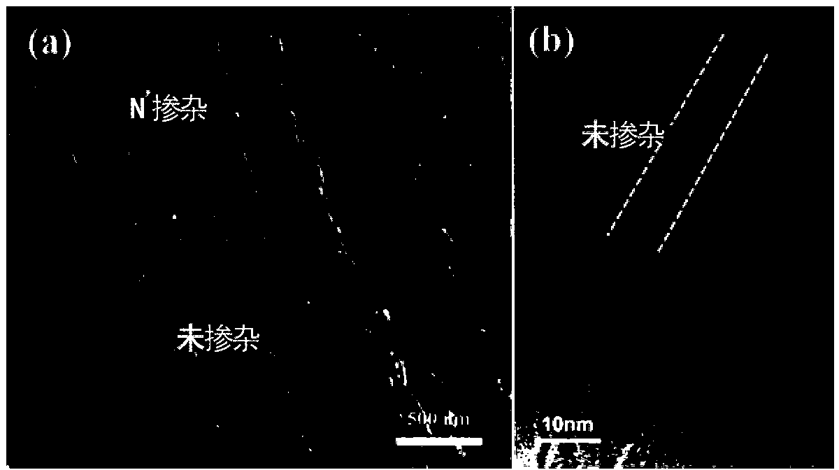 A preparation method of carbon nanotube vertical array structure with heterojunction