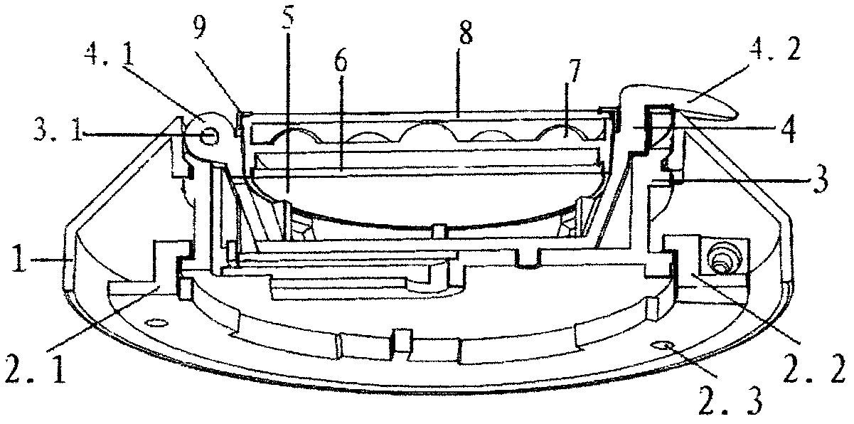 LED (light-emitting diode) lamp capable of changing illumination direction and angle randomly and manufacturing method thereof