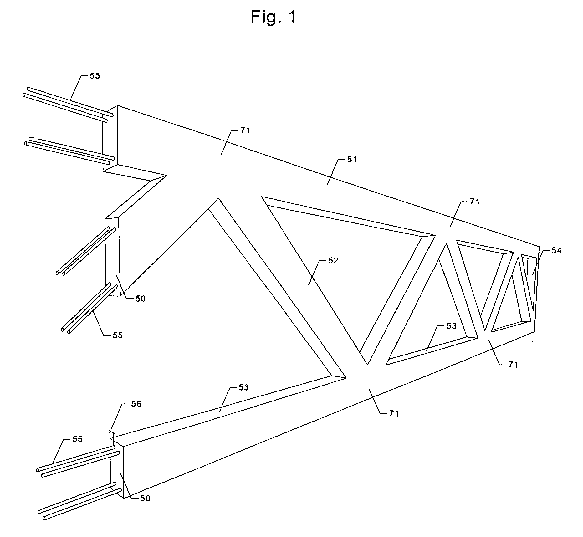 Concrete truss