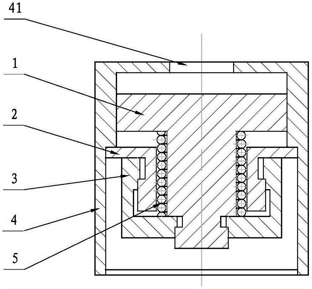 Differential spiral height adjustment LED lamp holder and T-shaped calibration template using the differential spiral lamp holder structure