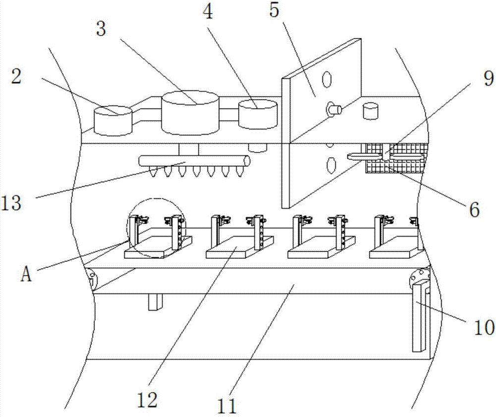 Drying device used for ceramic ware production