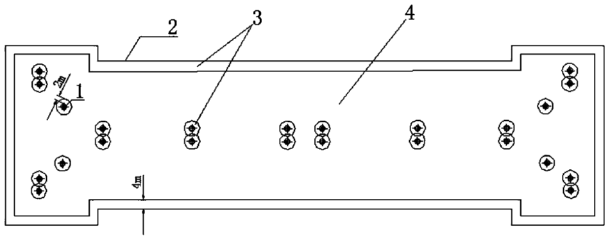 Refined blast construction method for narrow deep foundation pit under complicated geological condition