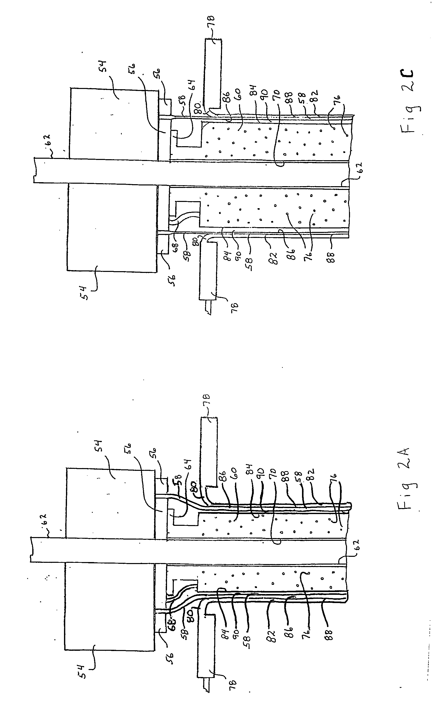 Process for making shrink film comprising rapidly-quenched semi-crystalline polyamide