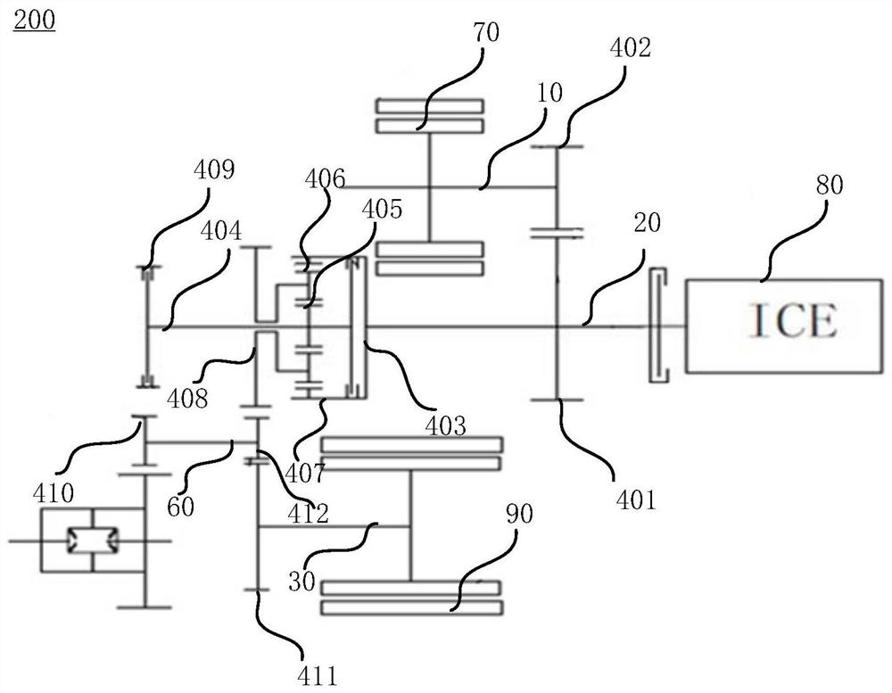 Power transmission device, power assembly and vehicle