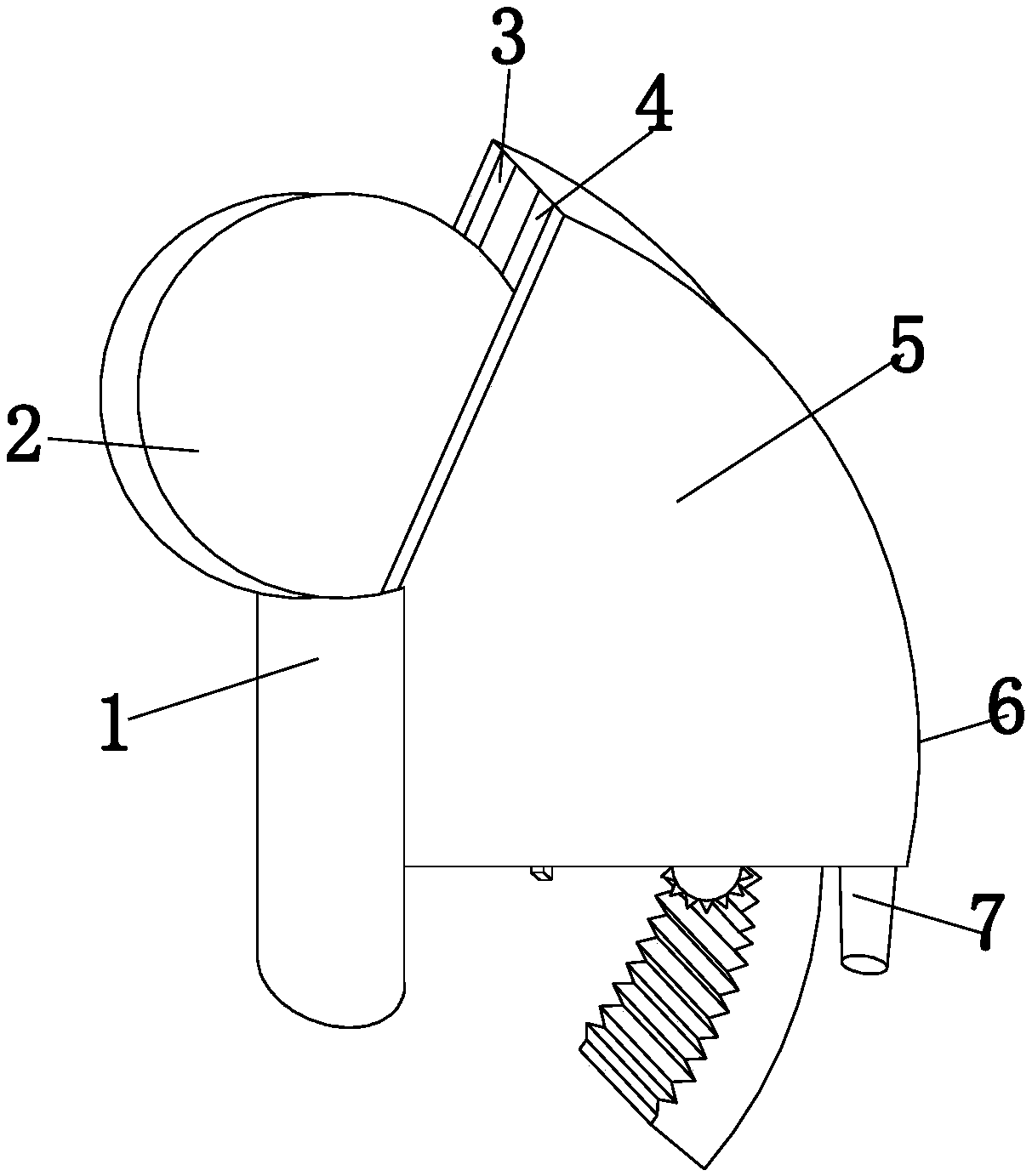 Odontoscope device for dual purposes of cleaning and inspecting in stomatology department