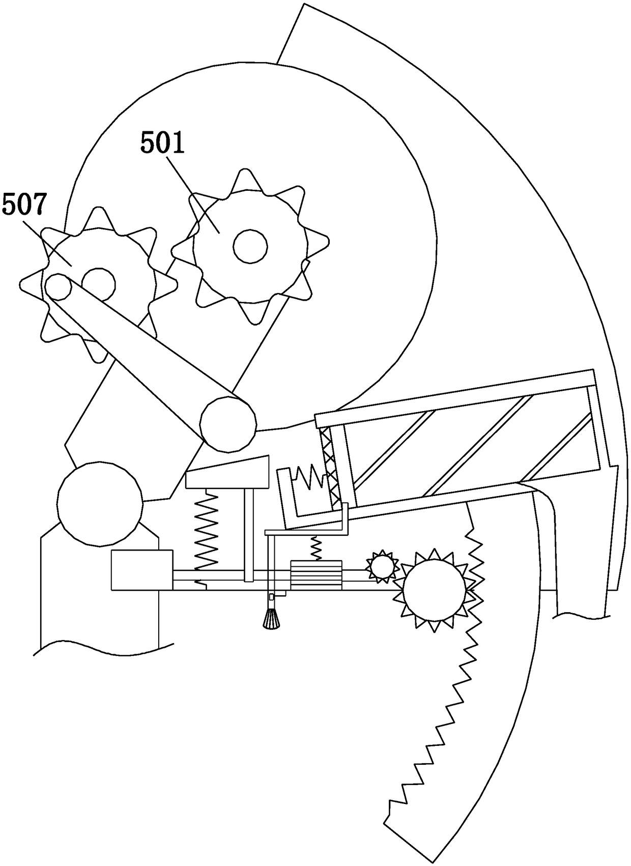 Odontoscope device for dual purposes of cleaning and inspecting in stomatology department