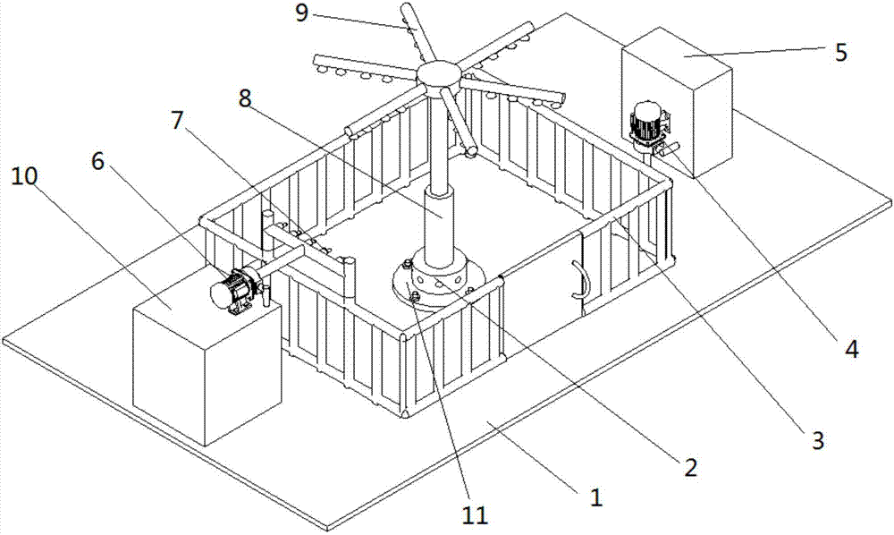 Goat breeding and plague prevention device