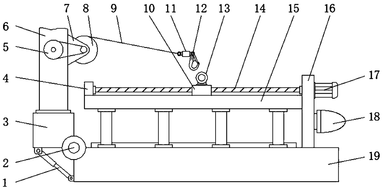 Working platform load overrun protection device of bridge inspection vehicle and control method thereof