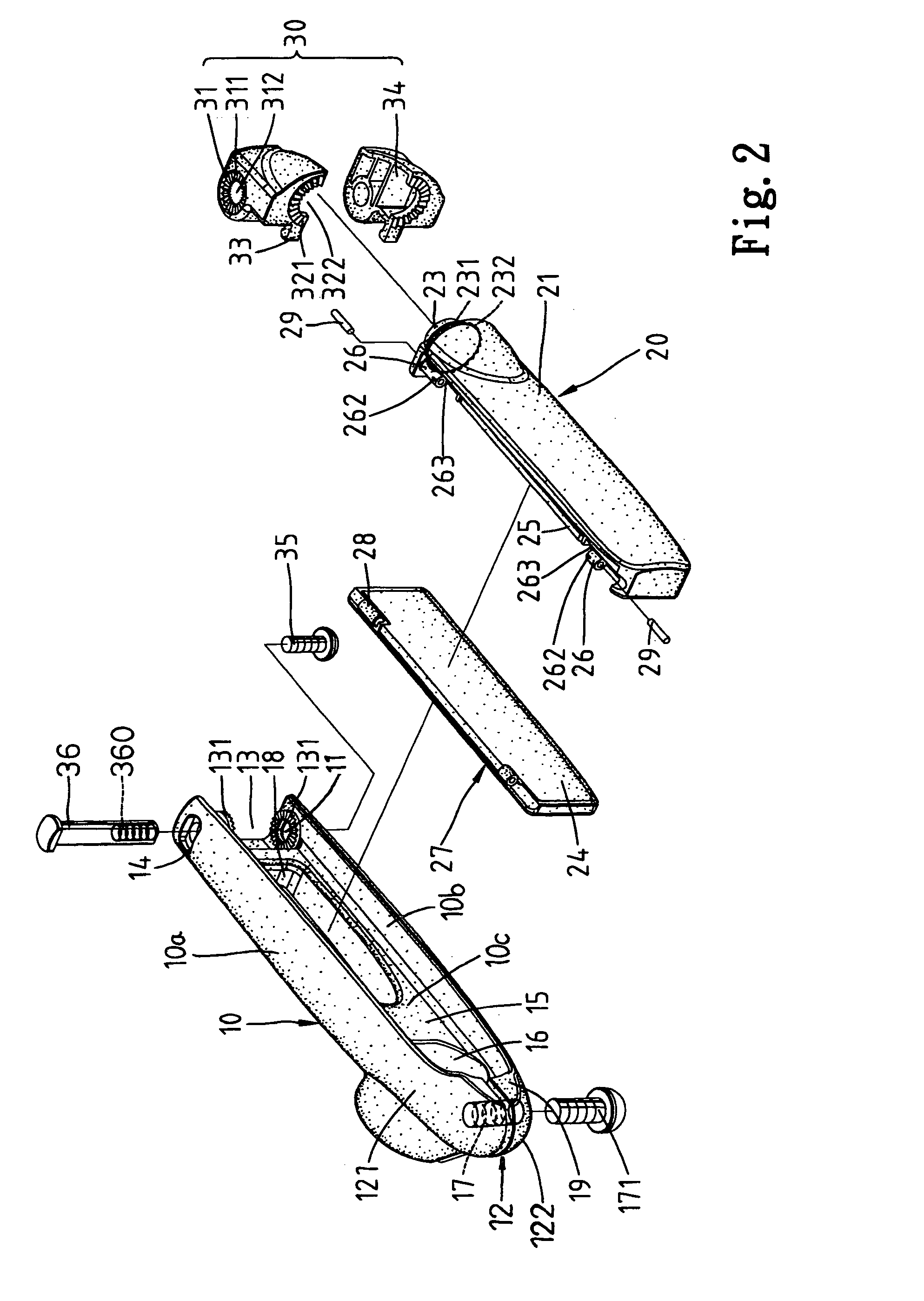 Grip/mirror combination for bicycle