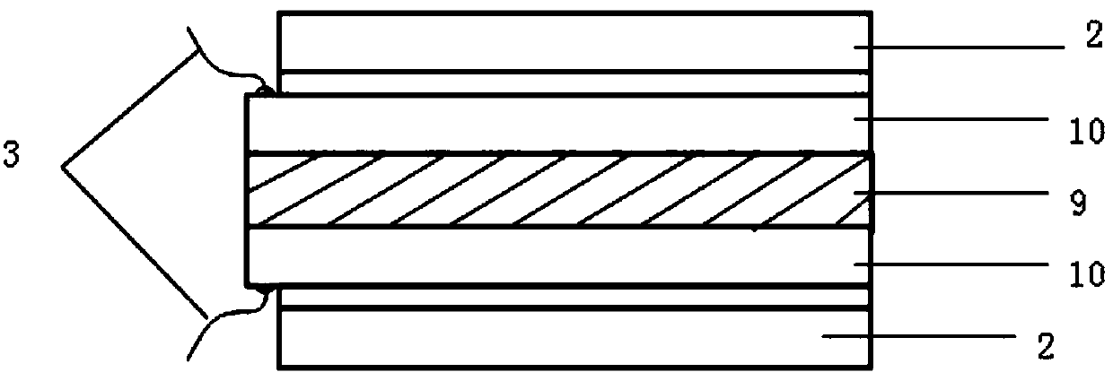 Piezoelectric element, piezoelectric sensor as well as speed and displacement detecting device