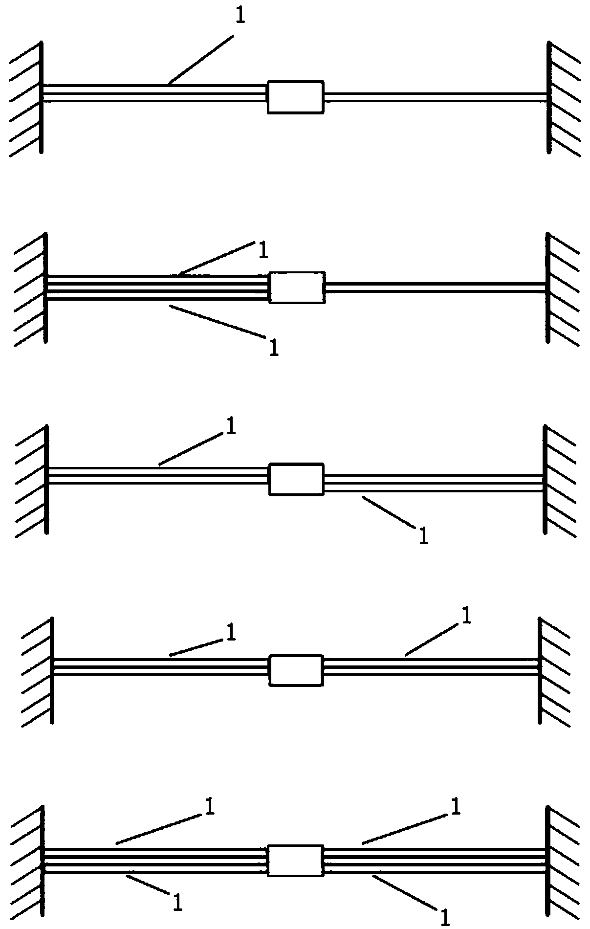 Piezoelectric element, piezoelectric sensor as well as speed and displacement detecting device