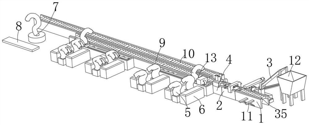 U-plate full-automatic production line