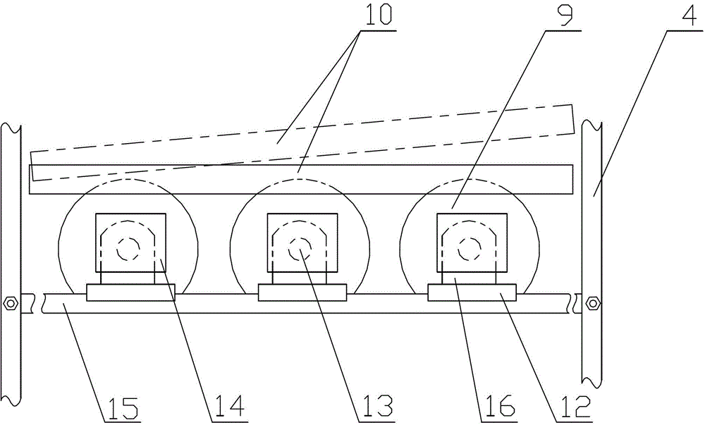 Unequal-amplitude material cleaning sieve