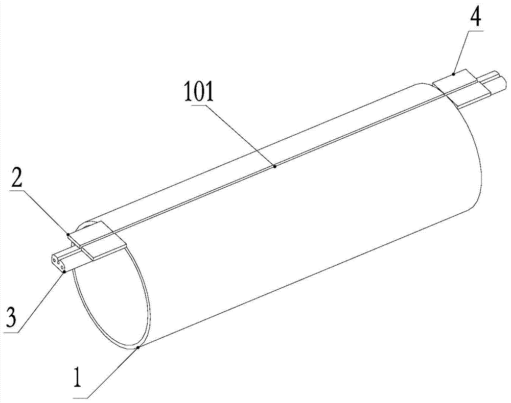 Welding structure and welding method of longitudinal seam of stainless steel gas cylinder inner bladder