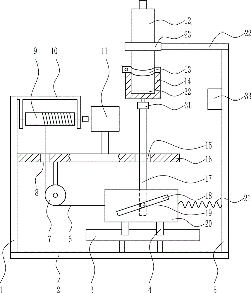 Intelligent firefighting fire extinguisher full shaking apparatus