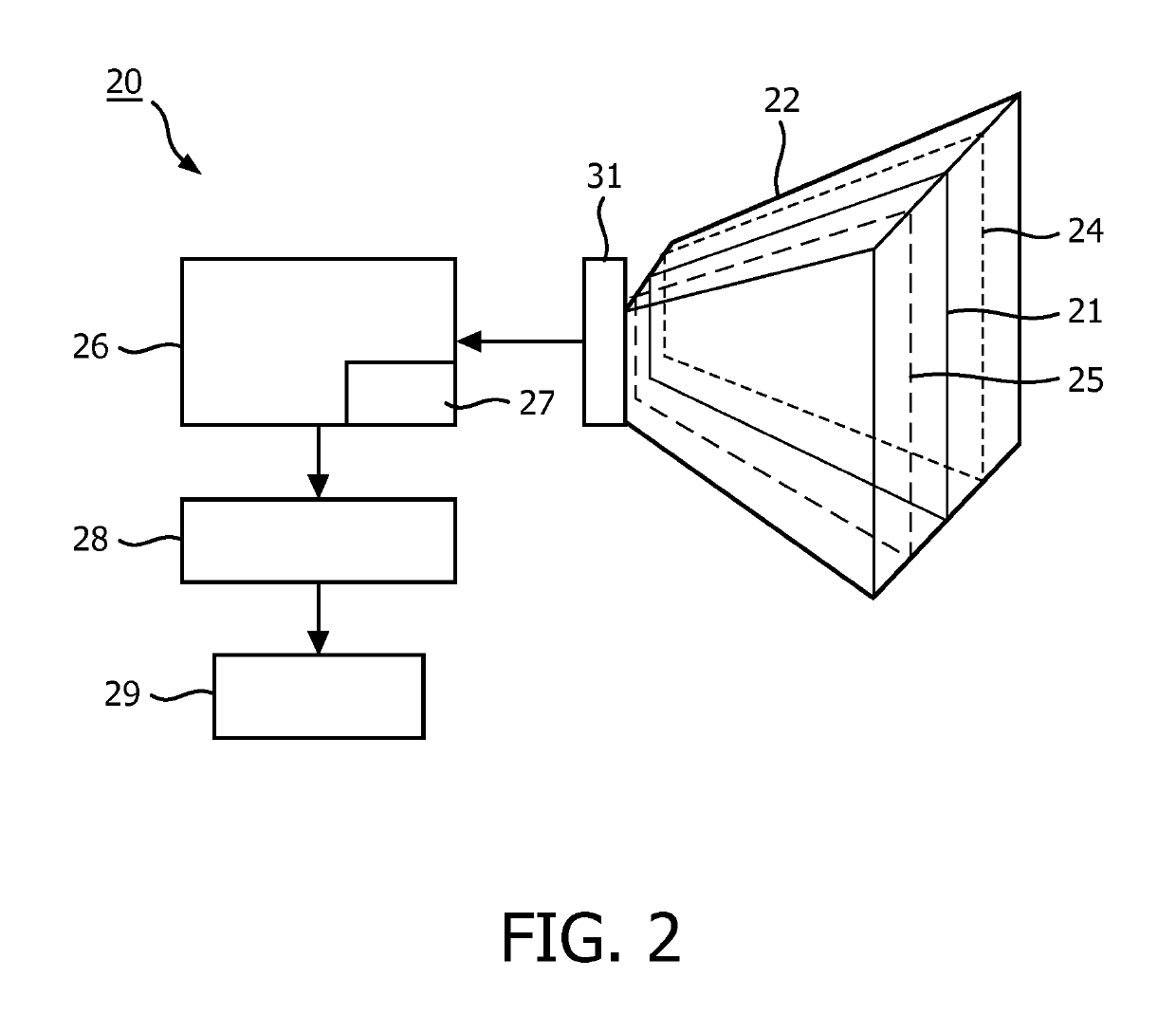 Ultrasonic imaging apparatus and a method for imaging a specular object and a target anatomy in a tissue using ultrasound