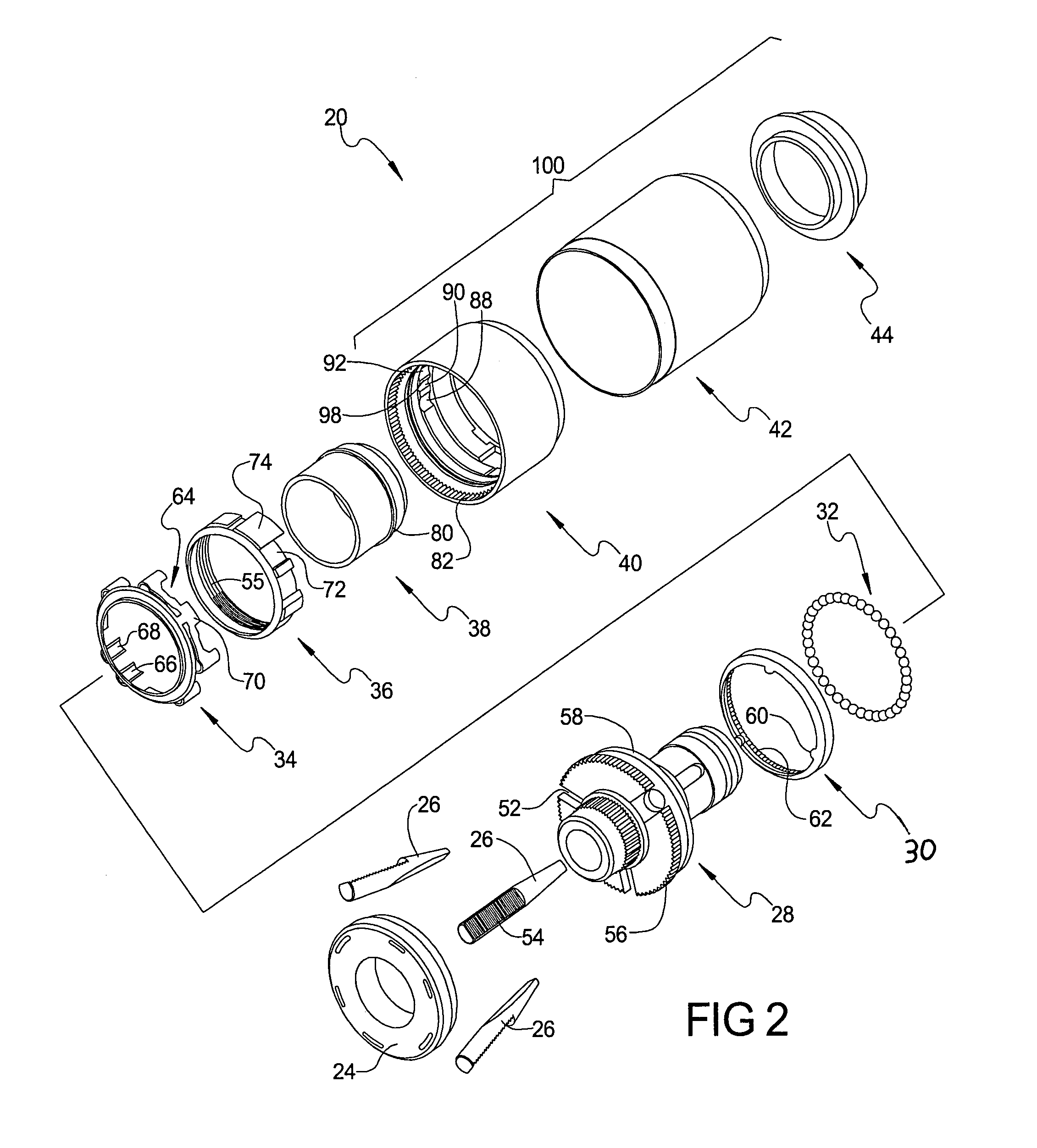 Keyless chuck with automatic and manual locking