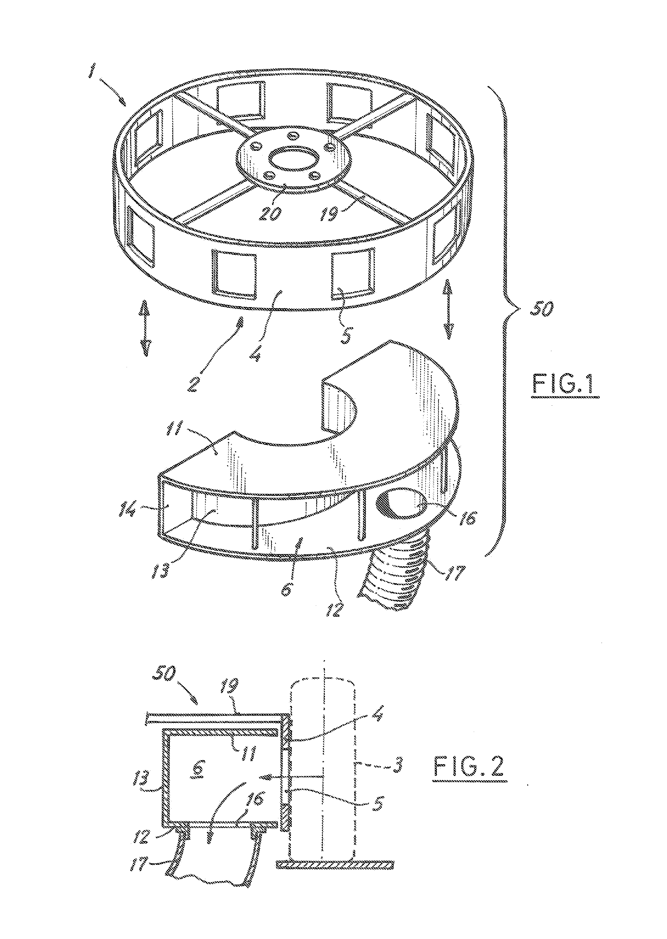 Path changing rotational conveyor for lightweight articles