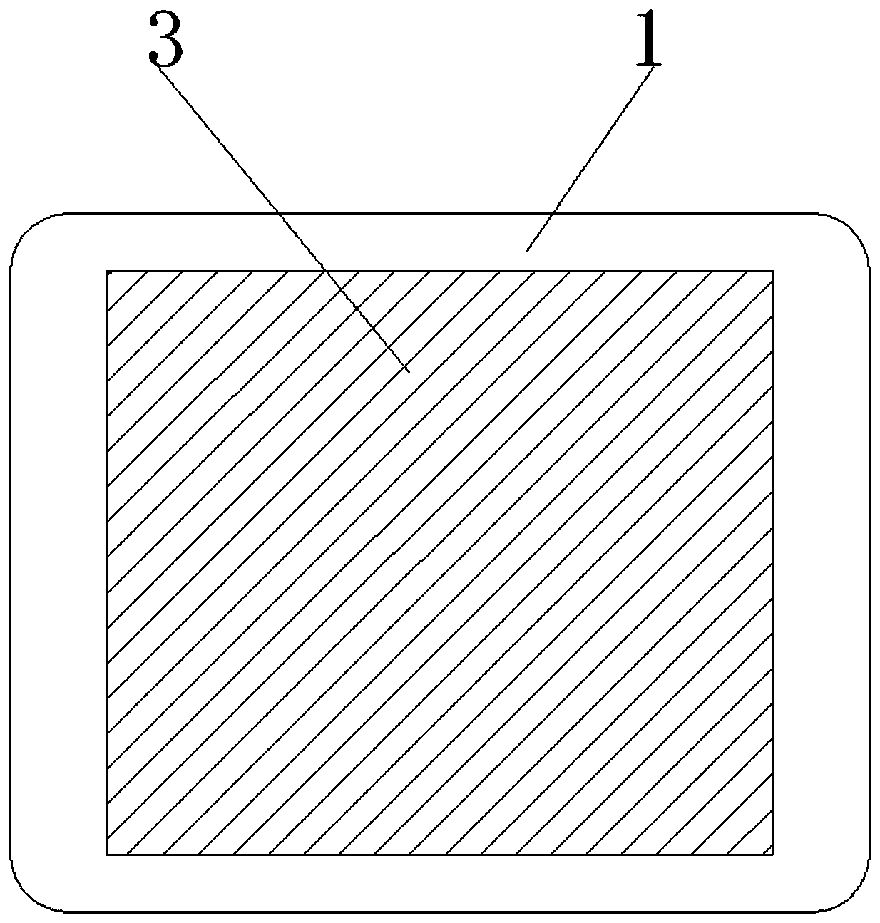 Measuring type ulcer patch