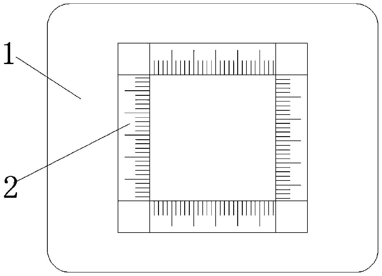 Measuring type ulcer patch