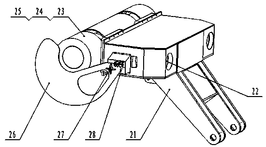 Electric-driven track travelling type open-air continuous coal cutter