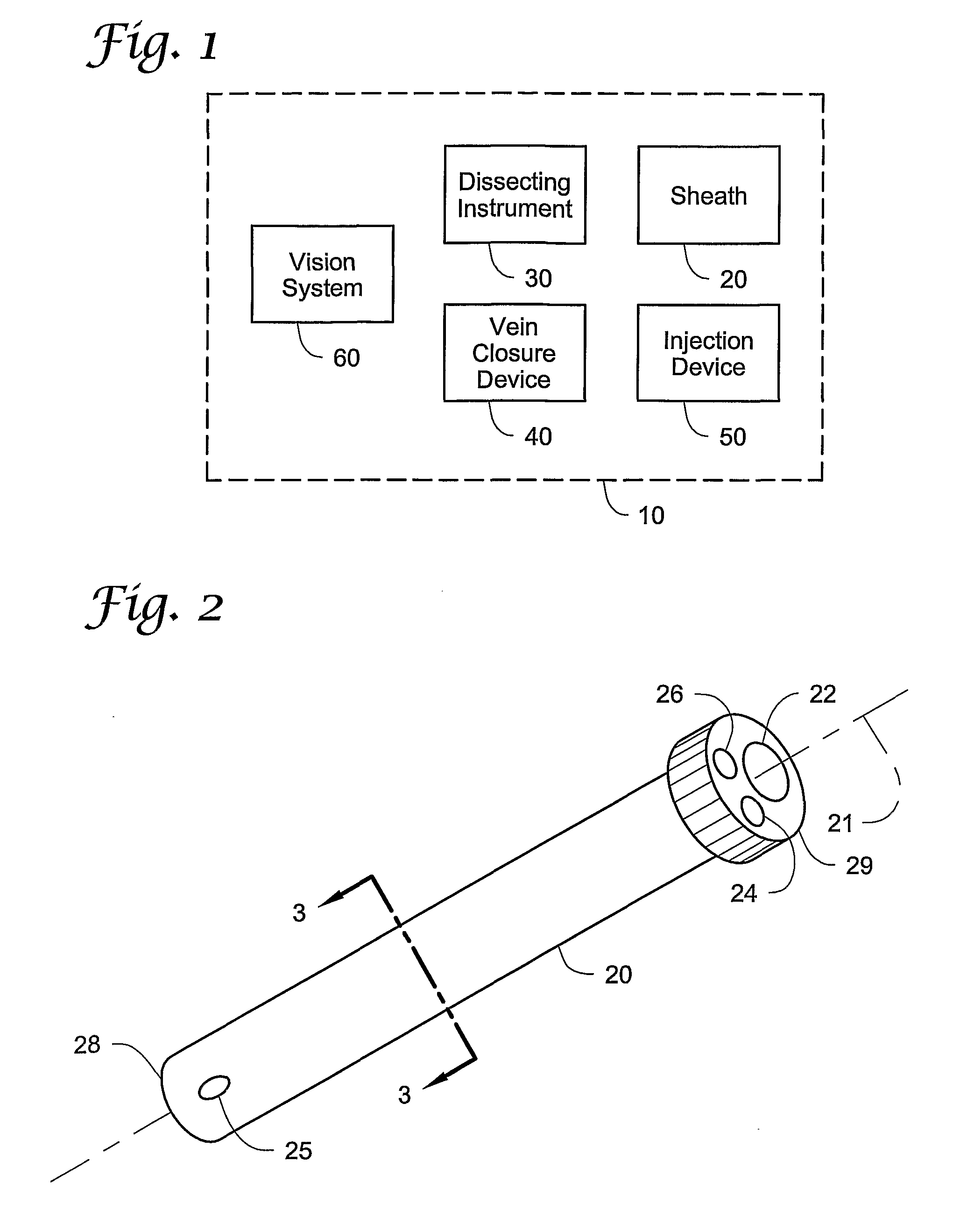 Vein closure and injection kits and methods