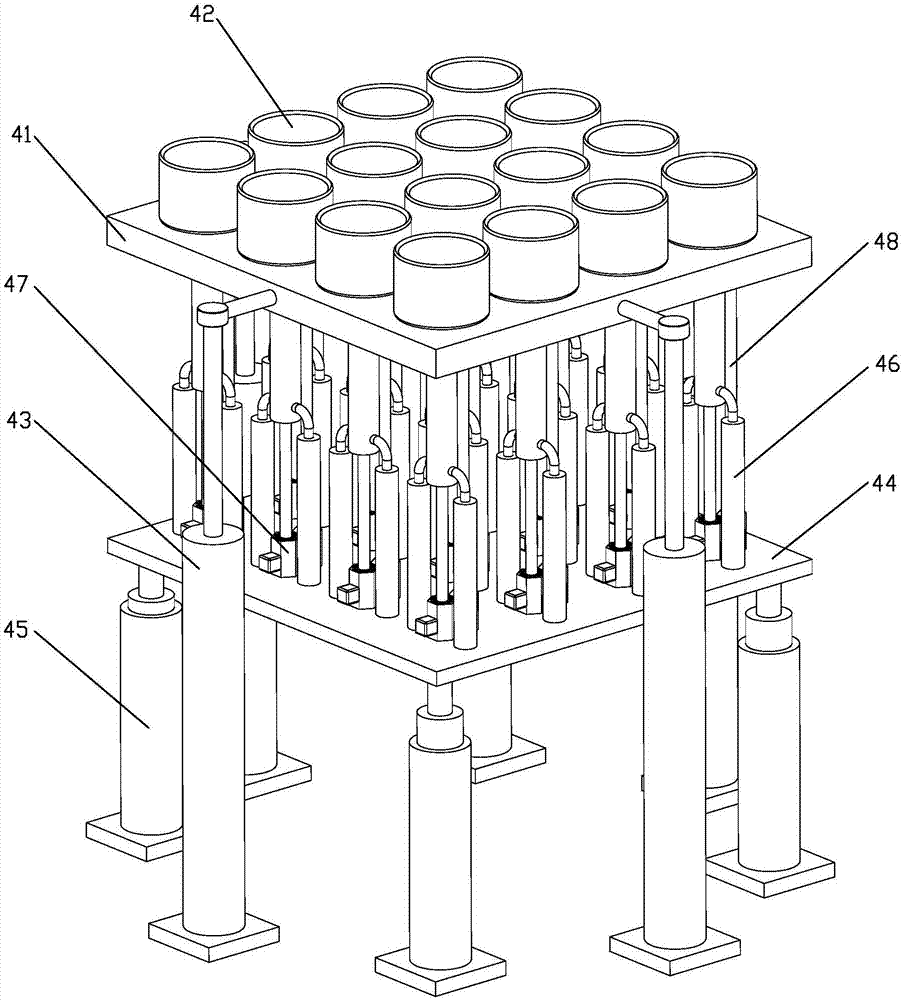 Water washing and cap sealing device for edible fungus culture