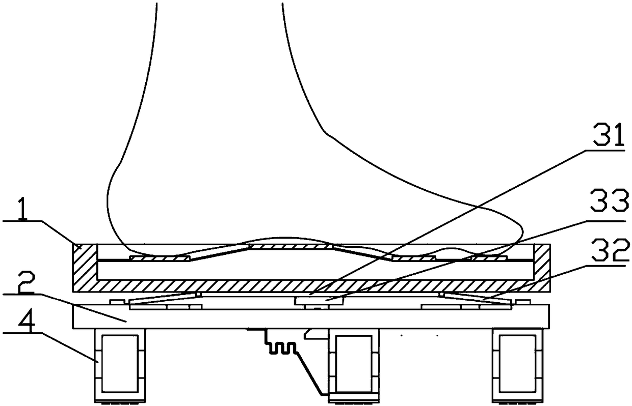 Lower limb exoskeleton auxiliary load bearing foot device