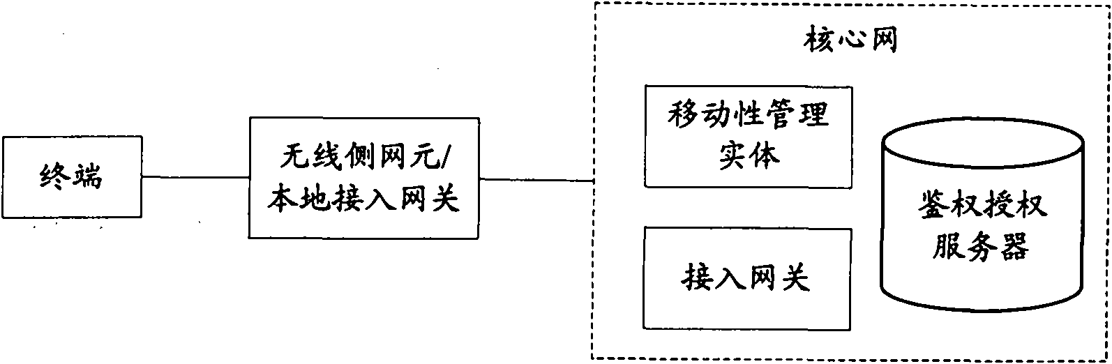 Method and system for managing local internet protocol access connection