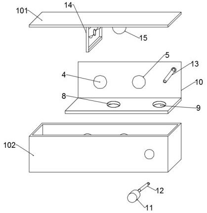 A self-cleaning oil fume gas detection device