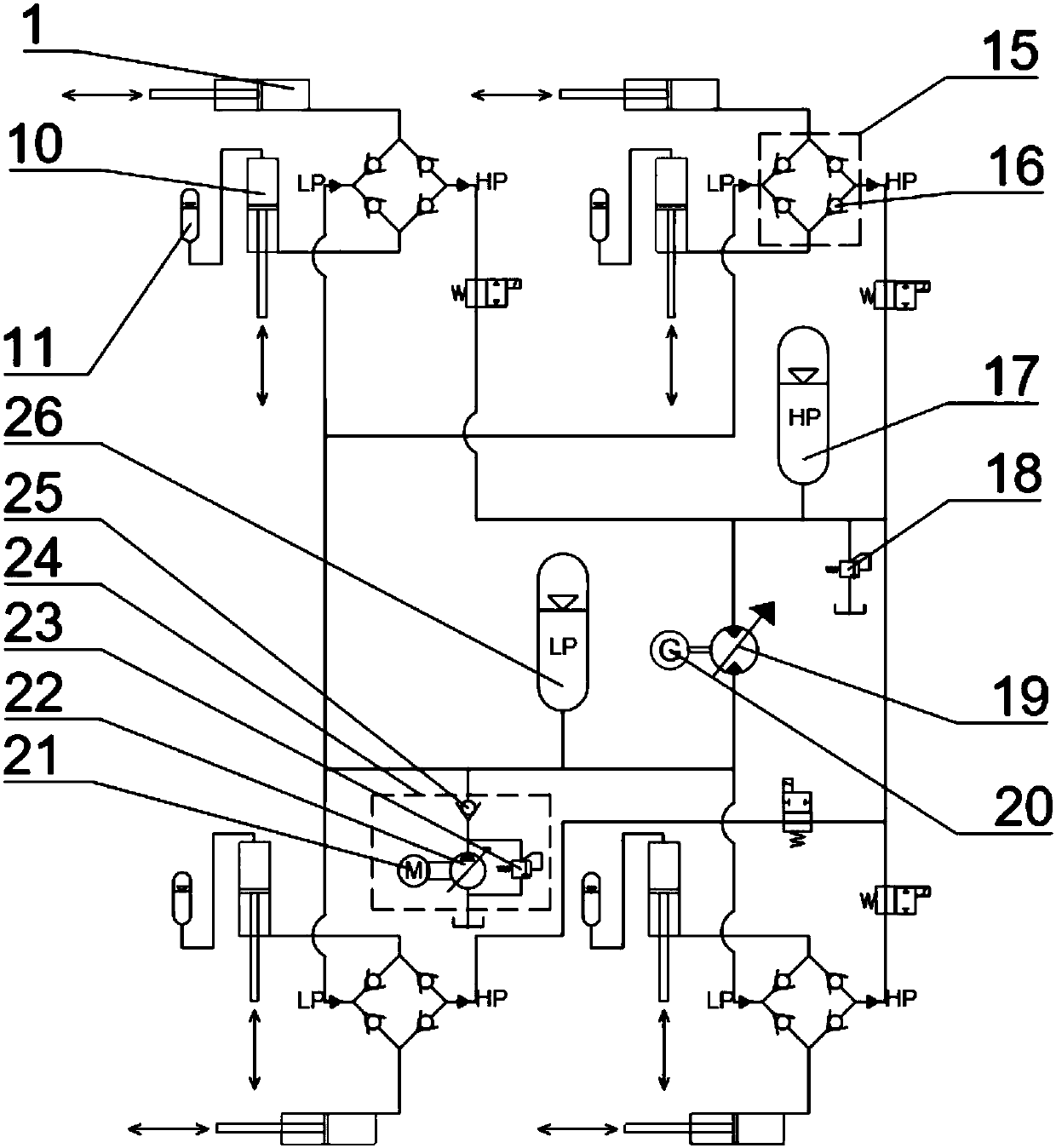 A hybrid wave energy generating device